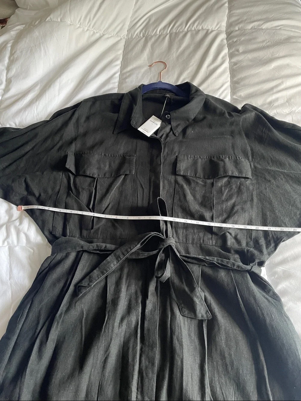 NWT Banana Republic linen-blend shirt dress - Picture 7 of 9